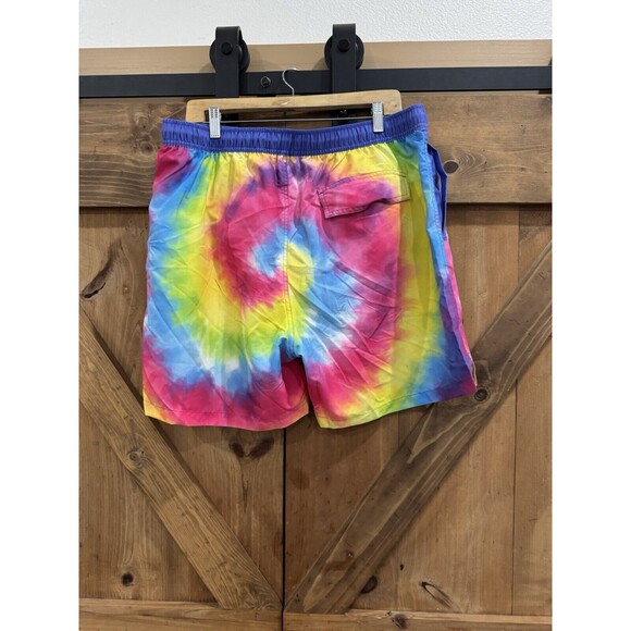 Grateful Dead Tie Dye Stealie Swim Trunk Section 119 Mens Sz XXL - Picture 4 of 6